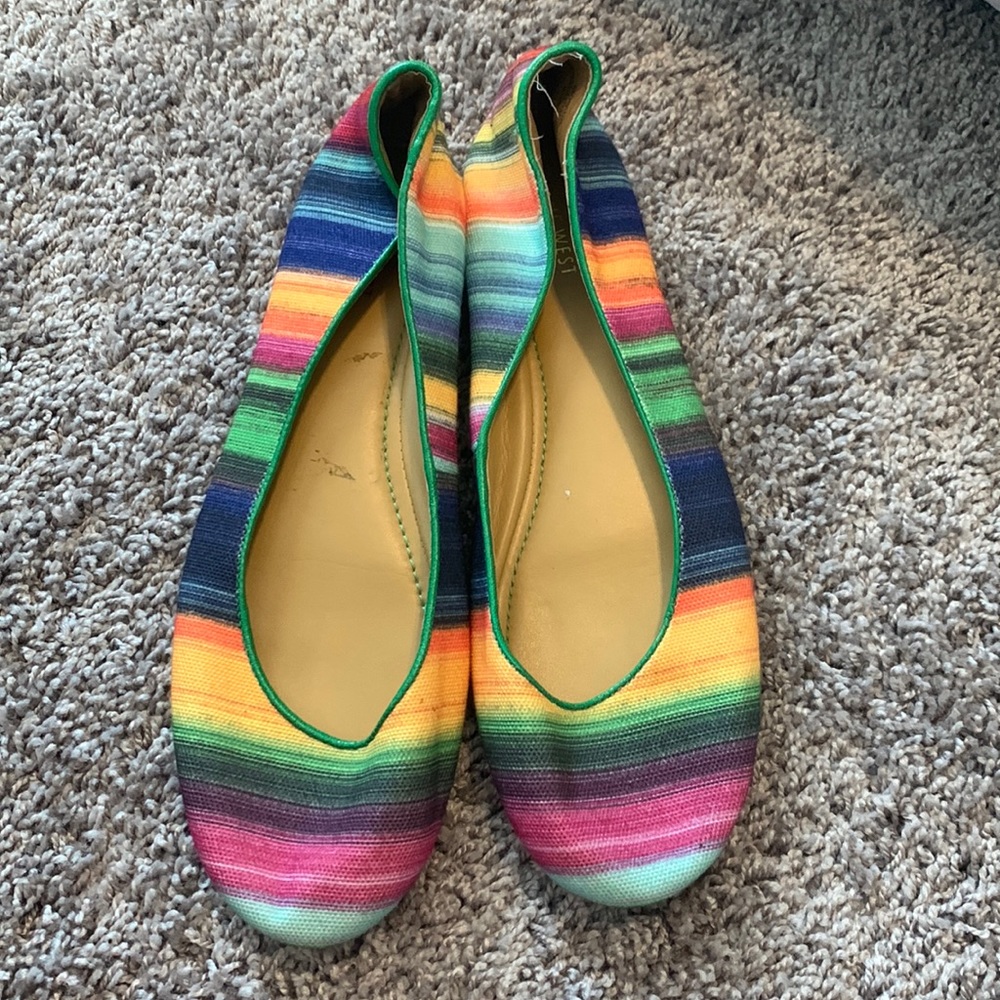 Rainbow Nine West flats